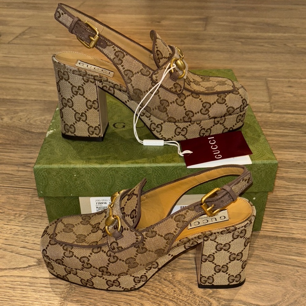 Gucci Platform Horsebit Loafers